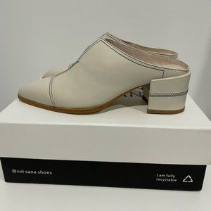 Sol Sana Freddie Mule Ivory Shoes Size 41  10